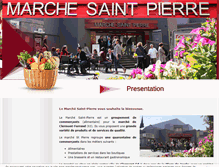 Tablet Screenshot of marche-saint-pierre.com
